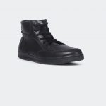 Caliber Shoes Casual BLACK Sneakers For Men ( CLYDE 719S ) - Image 2