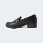 Caliber Shoes, Made in Nepal, Nepali Brand Shoes, Formal Loafer Shoes, Women Formal Shoes, Block heel loafers, Women Loafers