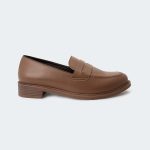 Caliber Shoes, Made in Nepal, Nepali Brand Shoes, Formal Loafer Shoes, Women Formal Shoes, Block heel loafers, Women Loafers