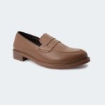 Caliber Shoes, Made in Nepal, Nepali Brand Shoes, Formal Loafer Shoes, Women Formal Shoes, Block heel loafers, Women Loafers