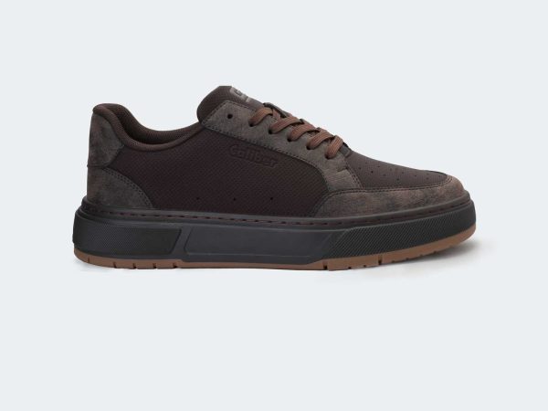 Caliber Shoes Coffee Casual Sneakers For Men ( URBANE 566 R )
