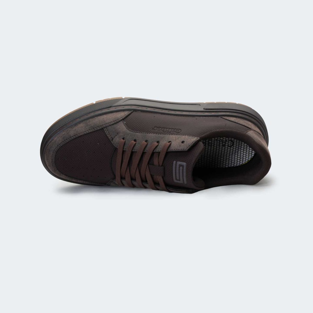 Caliber Shoes Coffee Casual Sneakers For Men ( URBANE 566 R ) - Image 4