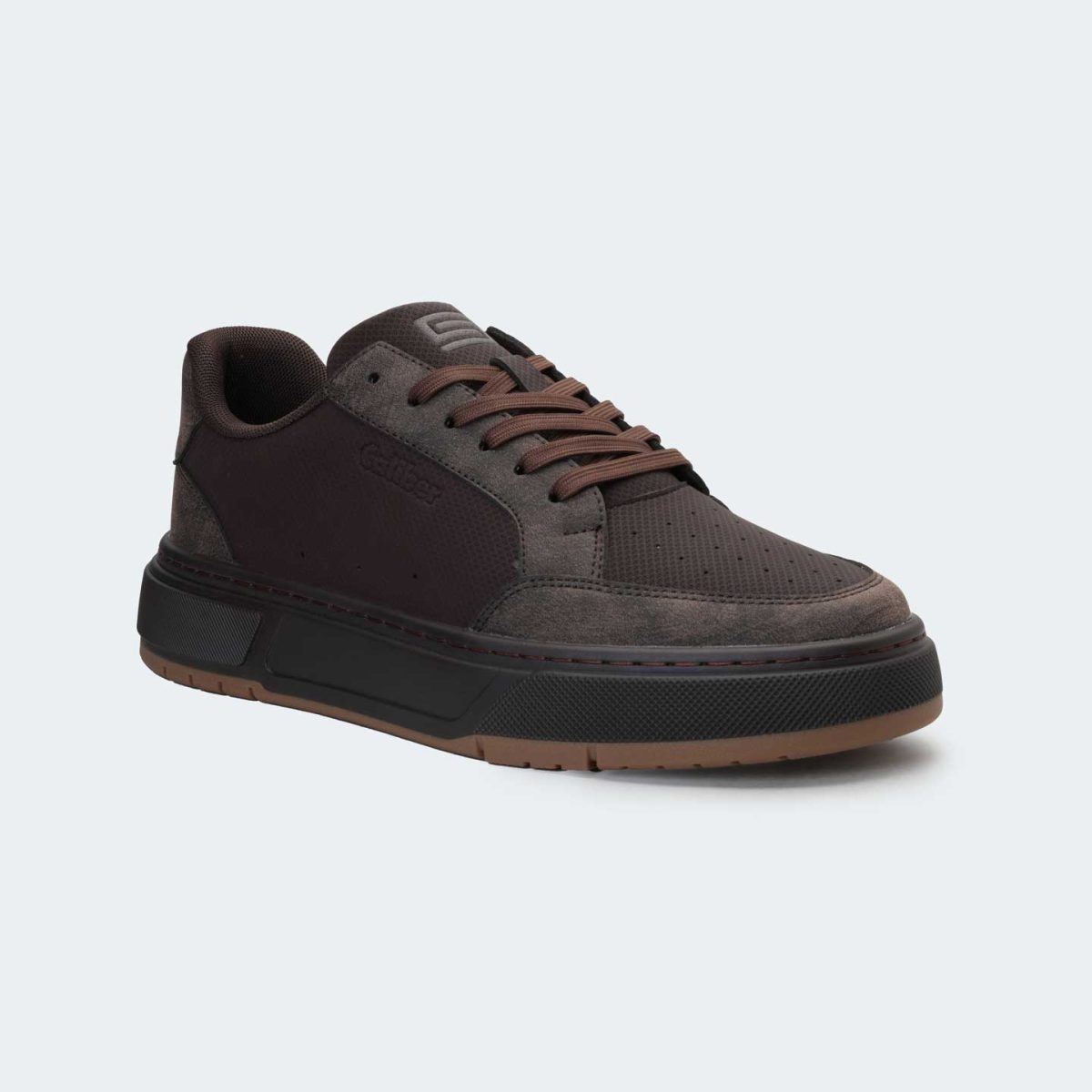 Caliber Shoes Coffee Casual Sneakers For Men ( URBANE 566 R ) - Image 2