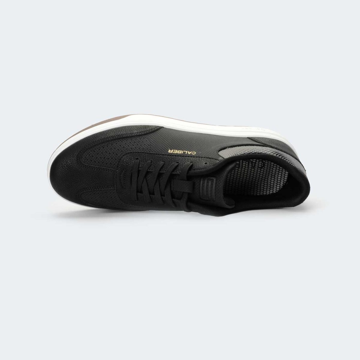 Caliber Shoes White Casual Sneakers For Men ( NOVA 578 )