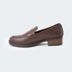 Caliber Shoes, Made in Nepal, Nepali Brand Shoes, Formal Loafer Shoes, Women Formal Shoes, Block heel loafers, Women Loafers